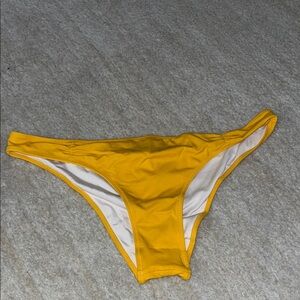 VS Pink Golden Yellow Itsy/Mini Swim Bottom